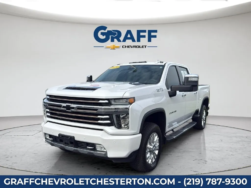 White 2020 Chevrolet Silverado 2500 HD High Country for sale in Burns Harbor, IN