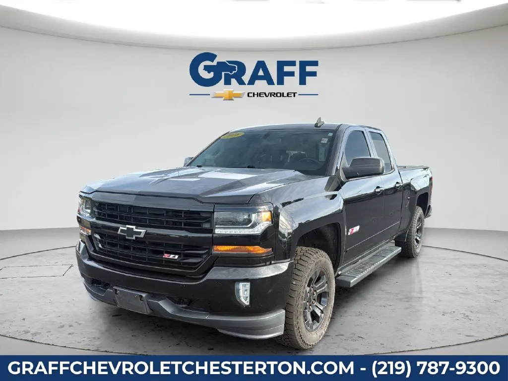 Black 2018 Chevrolet Silverado 1500 LT for sale in Burns Harbor, IN