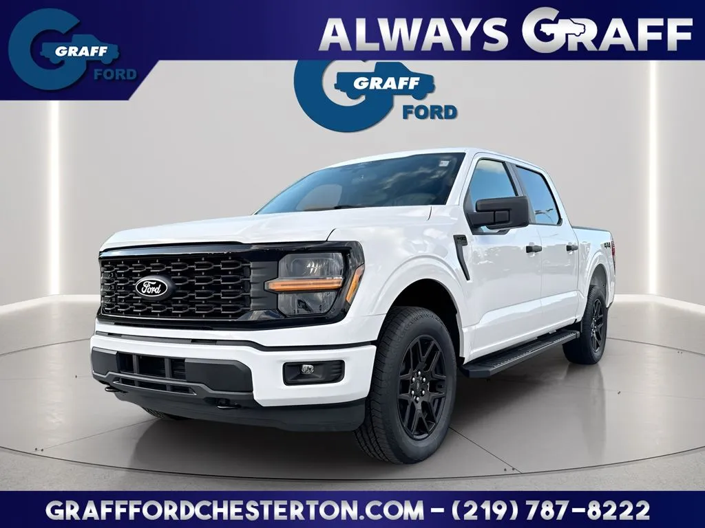 White 2025 Ford F-150 STX for sale in Chesterton, IN