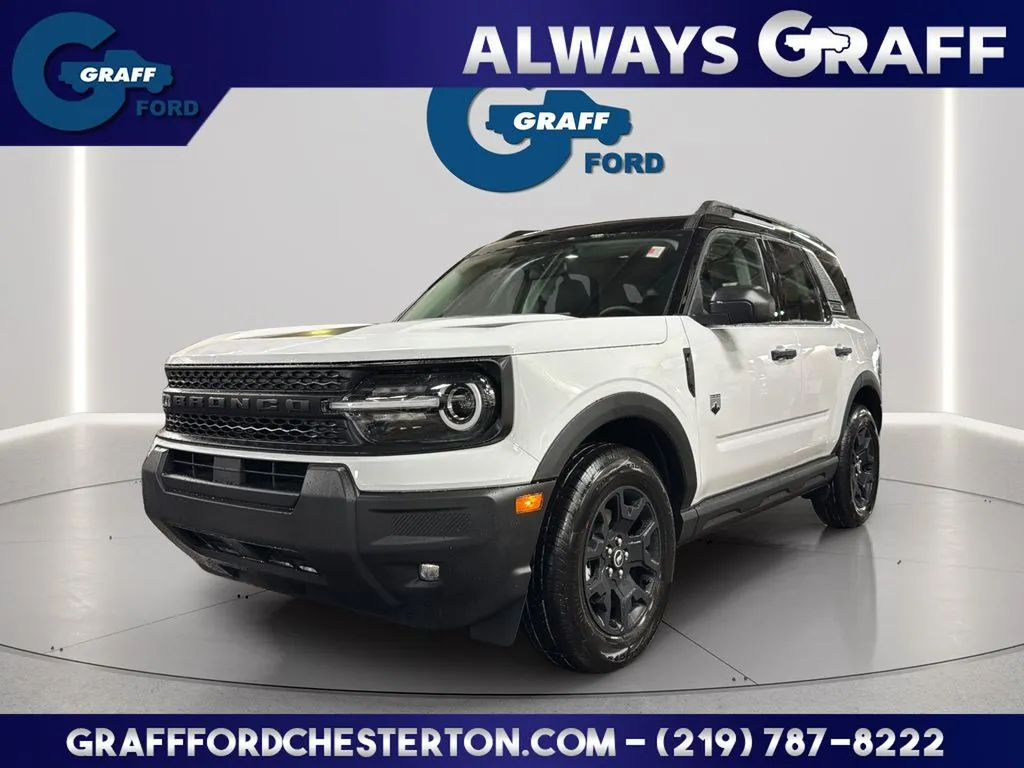 White 2025 Ford Bronco Sport Big Bend for sale in Chesterton, IN