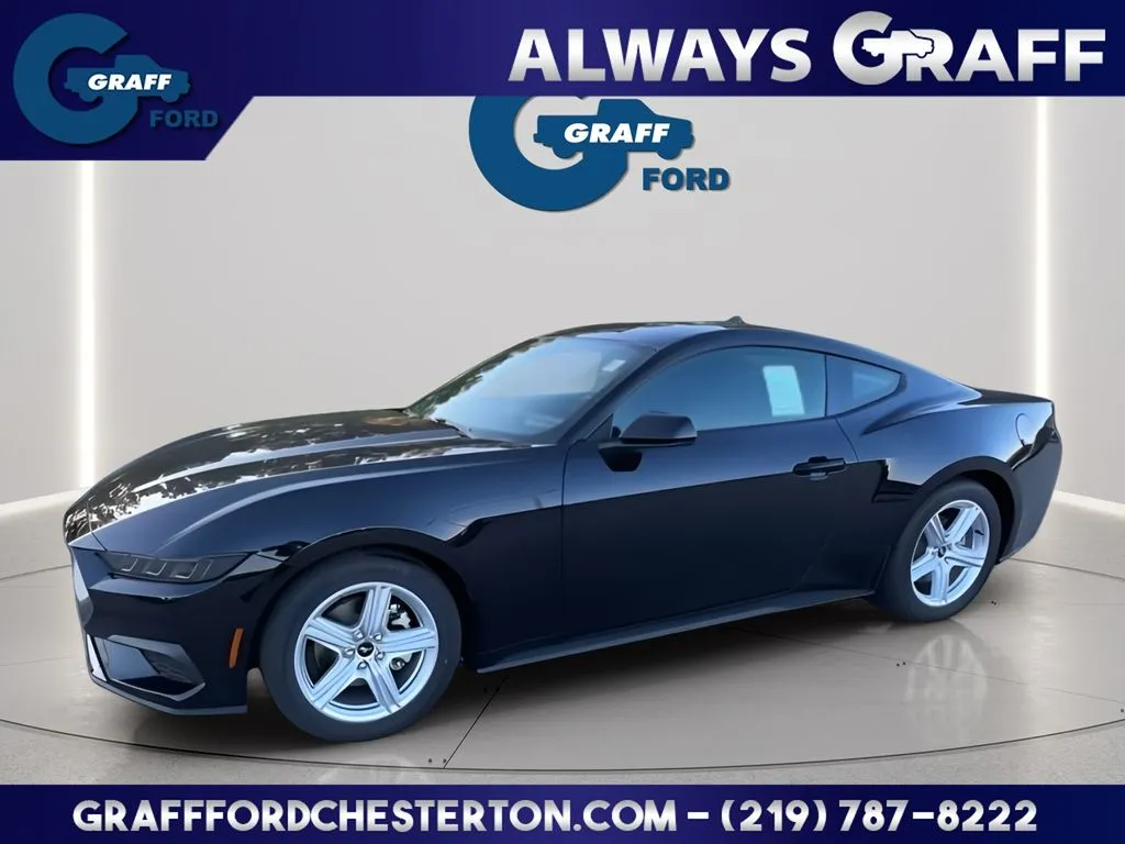 Black 2026 Ford Mustang EcoBoost for sale in Chesterton, IN