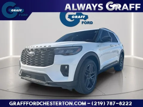 White 2026 Ford Explorer ST-Line for sale in Chesterton, IN