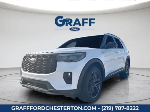White 2026 Ford Explorer ST-Line for sale in Chesterton, IN