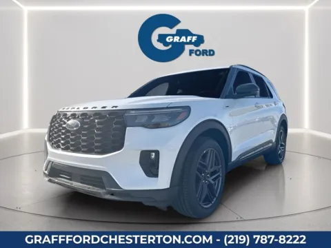 White 2026 Ford Explorer ST-Line for sale in Chesterton, IN