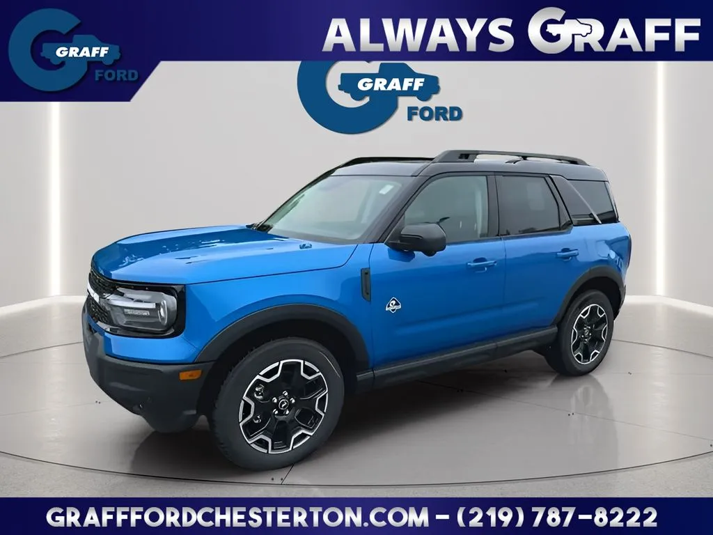 Blue 2025 Ford Bronco Sport Outer Banks for sale in Chesterton, IN