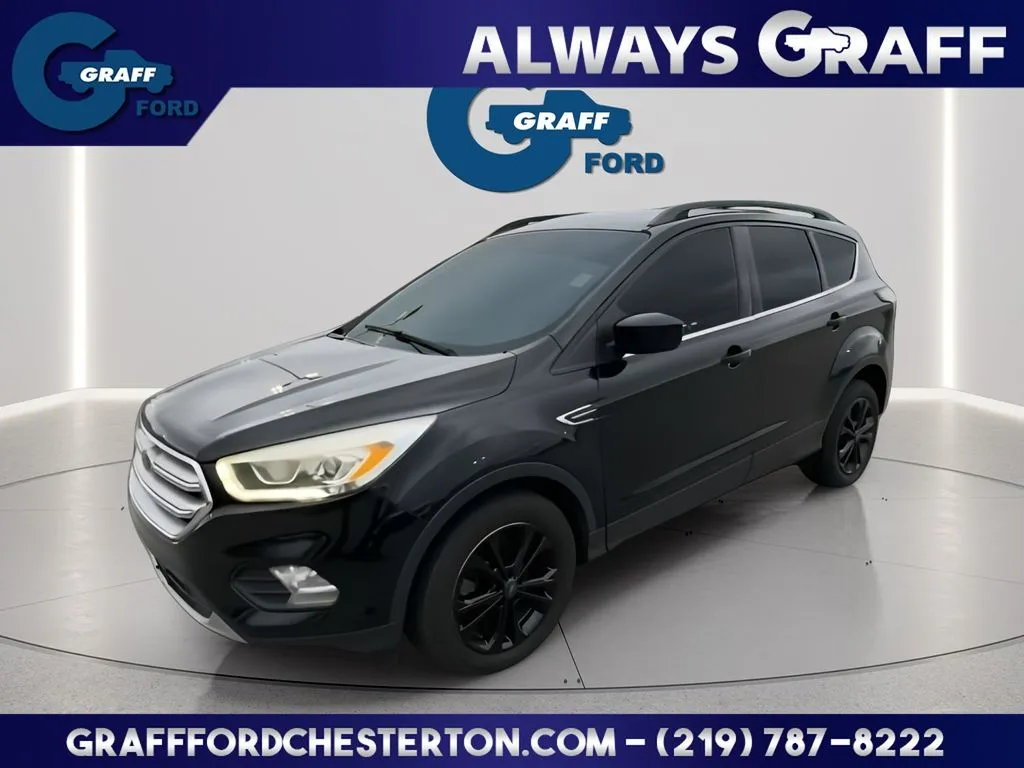 Black 2018 Ford Escape SEL for sale in Chesterton, IN