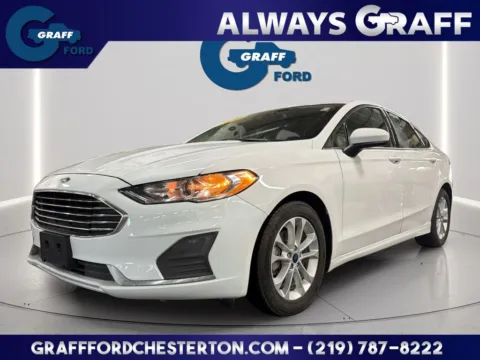 White 2020 Ford Fusion SE for sale in Chesterton, IN