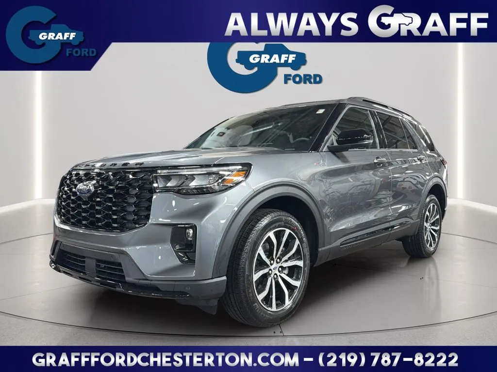 Gray 2026 Ford Explorer ST-Line for sale in Chesterton, IN