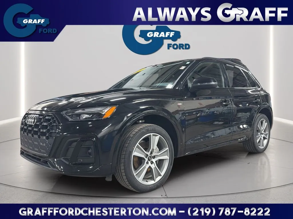 Black 2025 Audi Q5 45 S line Premium for sale in Chesterton, IN