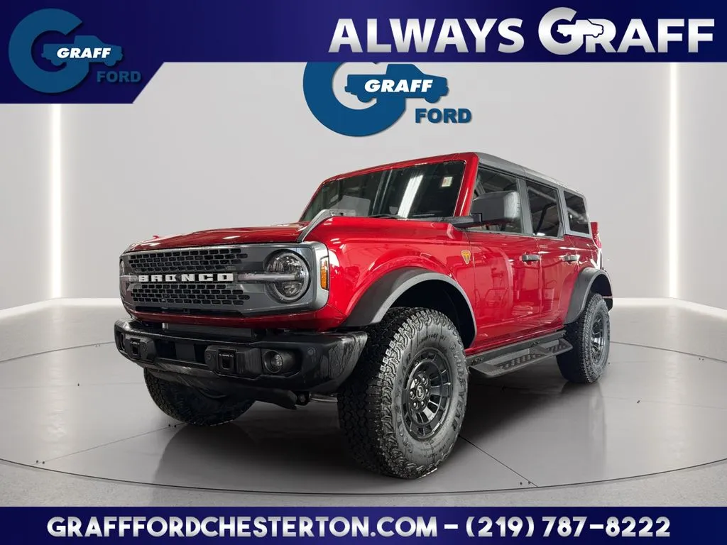 Red 2026 Ford Bronco Badlands for sale in Chesterton, IN