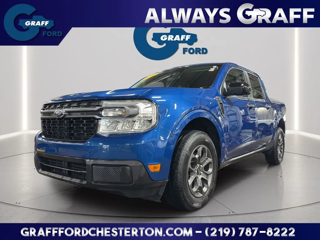 Blue 2024 Ford Maverick XLT for sale in Chesterton, IN