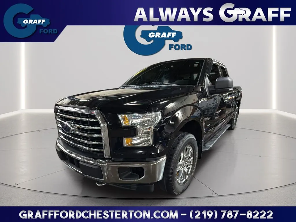 Black 2017 Ford F-150 XLT for sale in Chesterton, IN