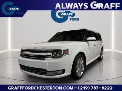 White 2018 Ford Flex Limited for sale in Chesterton, IN