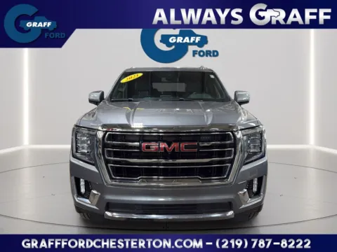Gray 2021 GMC Yukon XL SLT for sale in Chesterton, IN