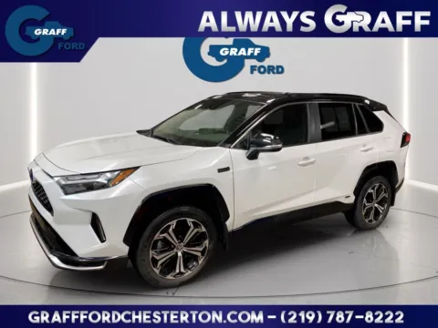 White 2023 Toyota RAV4 Prime XSE for sale in Chesterton, IN