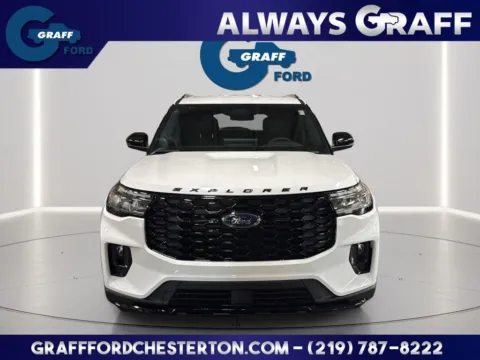 White 2026 Ford Explorer ST-Line for sale in Chesterton, IN