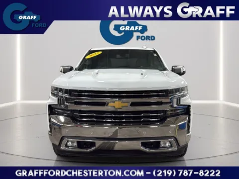 White 2022 Chevrolet Silverado 1500 LTD LTZ for sale in Chesterton, IN