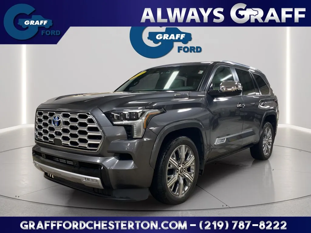 Gray 2024 Toyota Sequoia Capstone for sale in Chesterton, IN