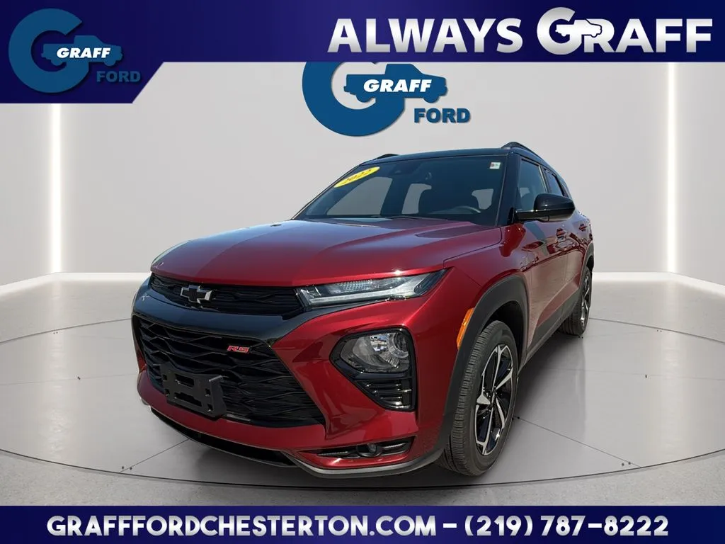 Red 2022 Chevrolet TrailBlazer RS for sale in Chesterton, IN