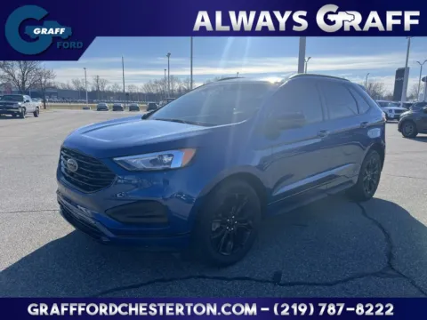 Blue 2022 Ford Edge SE for sale in Chesterton, IN