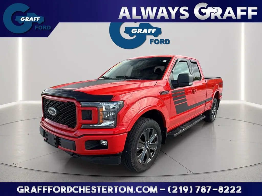 Red 2018 Ford F-150 XLT for sale in Chesterton, IN