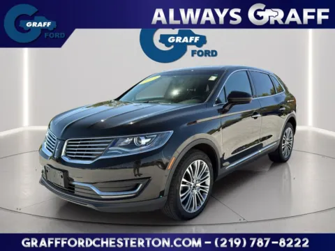 Black 2017 Lincoln MKX Reserve for sale in Chesterton, IN