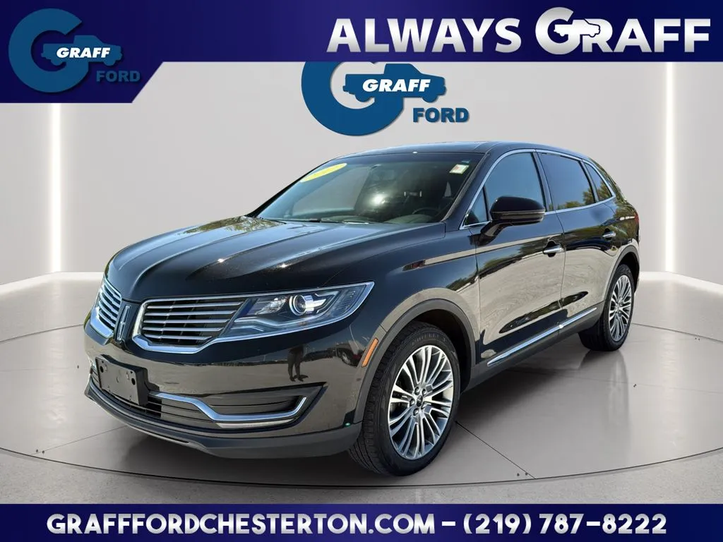 Black 2017 Lincoln MKX Reserve for sale in Chesterton, IN