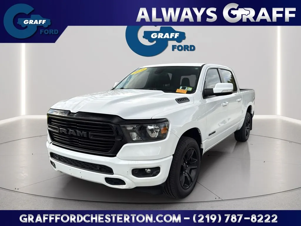 White 2020 Ram 1500 Big Horn/Lone Star for sale in Chesterton, IN