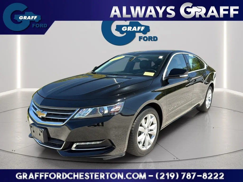 Black 2018 Chevrolet Impala LT for sale in Chesterton, IN