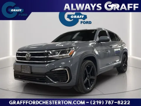 Gray 2021 Volkswagen Atlas Cross Sport 3.6L V6 SEL R-Line for sale in Chesterton, IN