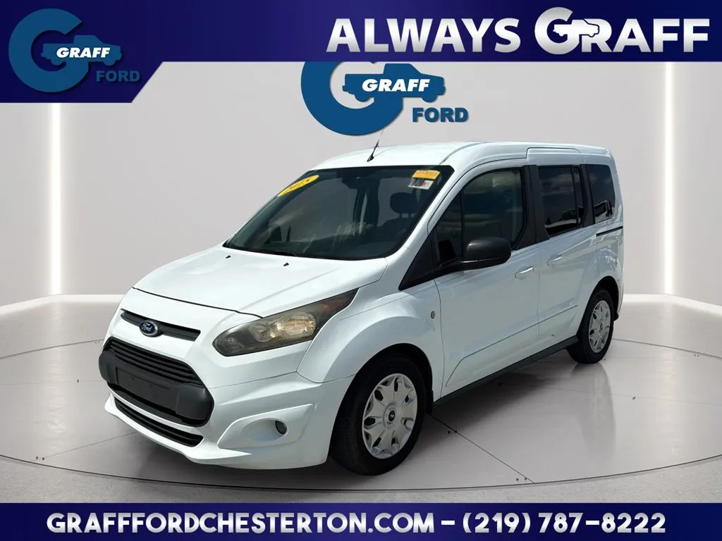White 2015 Ford Transit Connect XLT for sale in Chesterton, IN