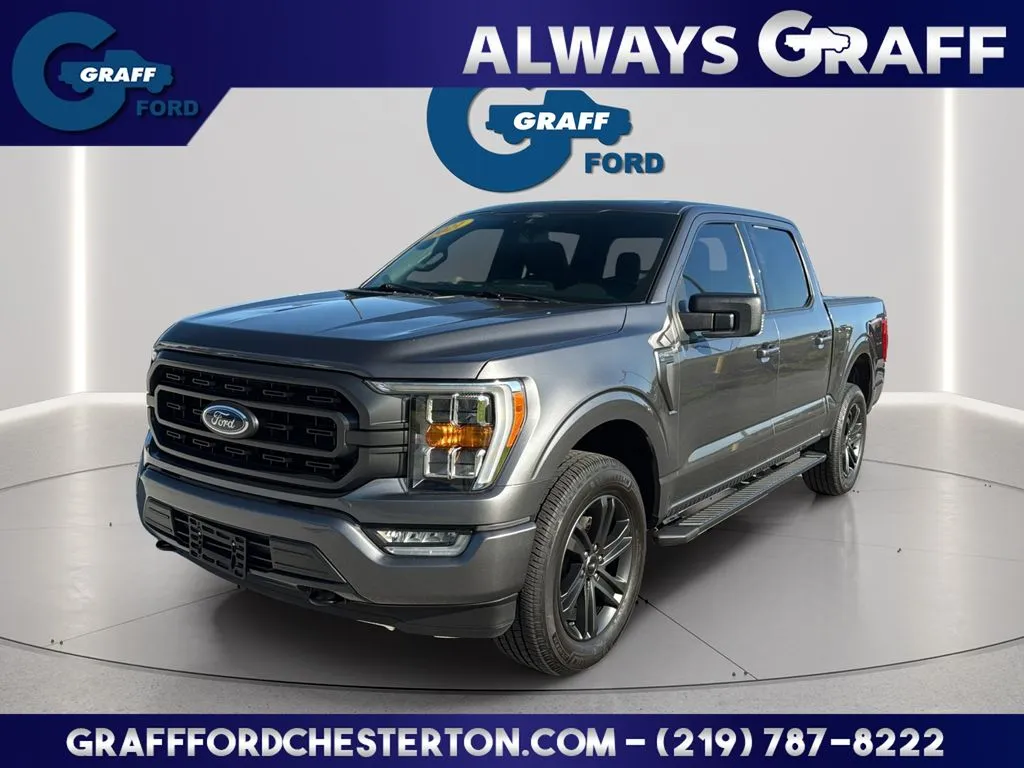 Gray 2021 Ford F-150 XLT for sale in Chesterton, IN