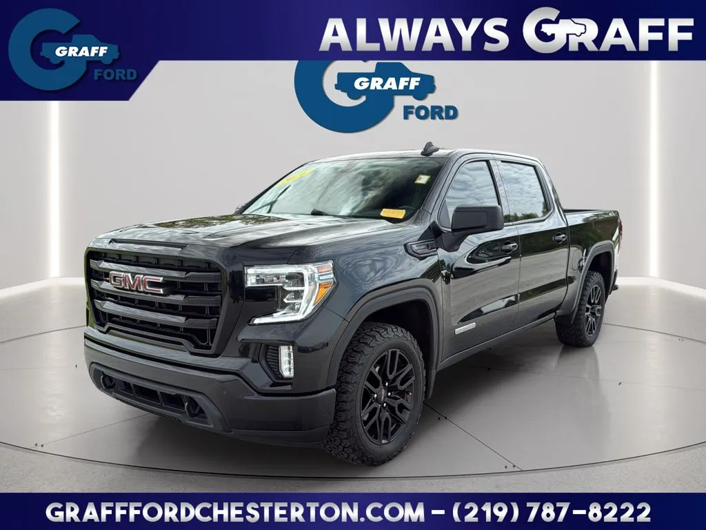 Black 2021 GMC Sierra 1500 Elevation for sale in Chesterton, IN