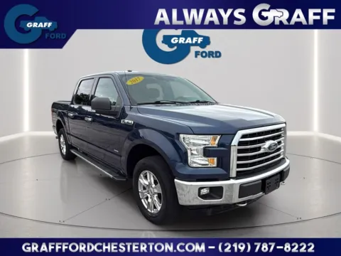 Blue 2017 Ford F-150 XLT for sale in Chesterton, IN