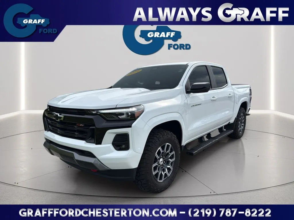 White 2024 Chevrolet Colorado Z71 for sale in Chesterton, IN