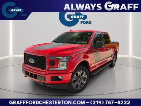 Red 2018 Ford F-150 XLT for sale in Chesterton, IN