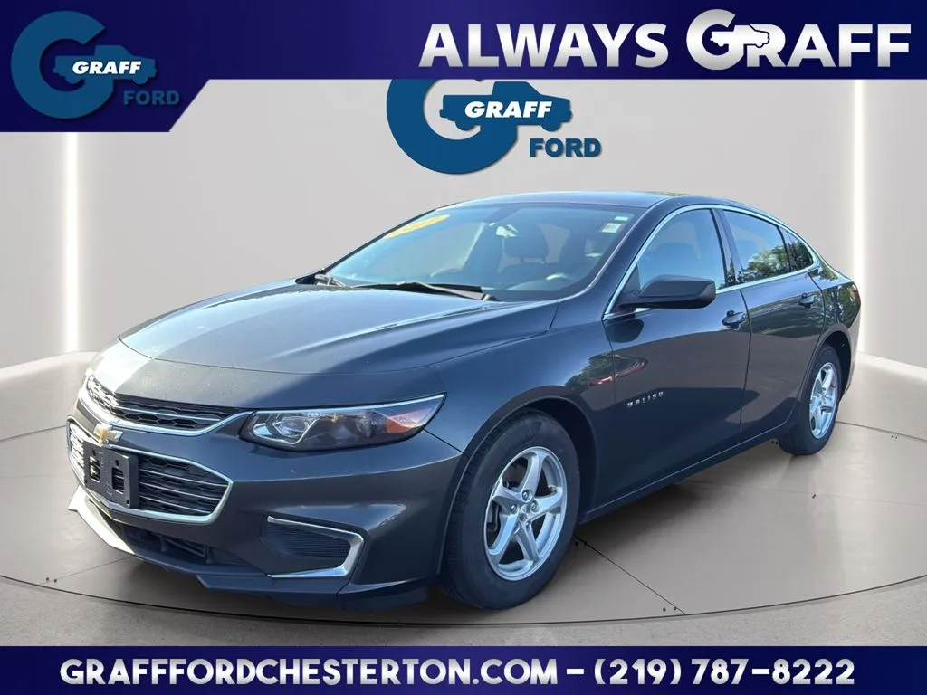 Gray 2017 Chevrolet Malibu LS for sale in Chesterton, IN
