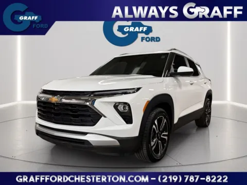 White 2024 Chevrolet TrailBlazer LT for sale in Chesterton, IN