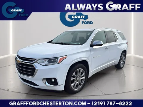 White 2018 Chevrolet Traverse Premier for sale in Chesterton, IN