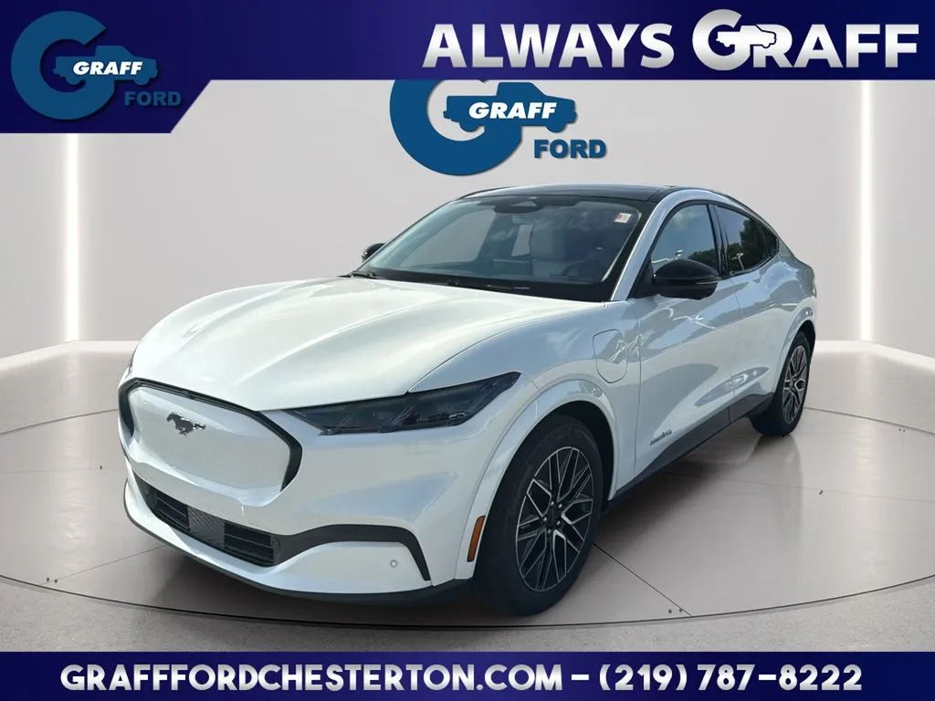 White 2026 Ford Mustang Mach-E Premium for sale in Chesterton, IN