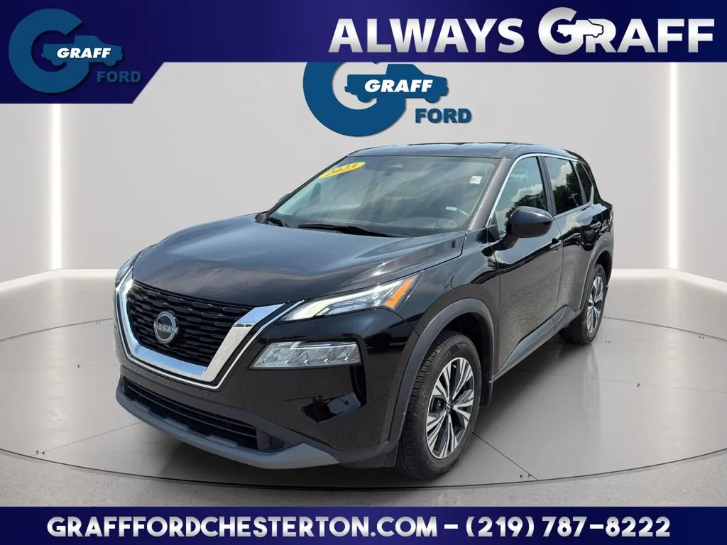 Black 2023 Nissan Rogue SV for sale in Chesterton, IN
