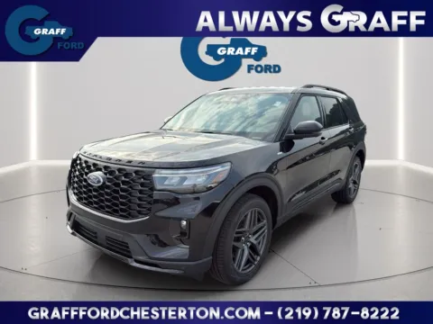 Black 2026 Ford Explorer ST-Line for sale in Chesterton, IN