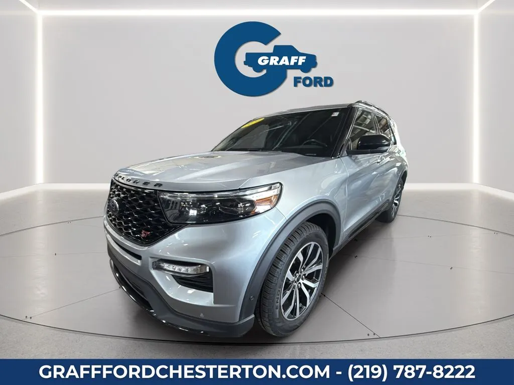 Silver 2020 Ford Explorer ST for sale in Chesterton, IN