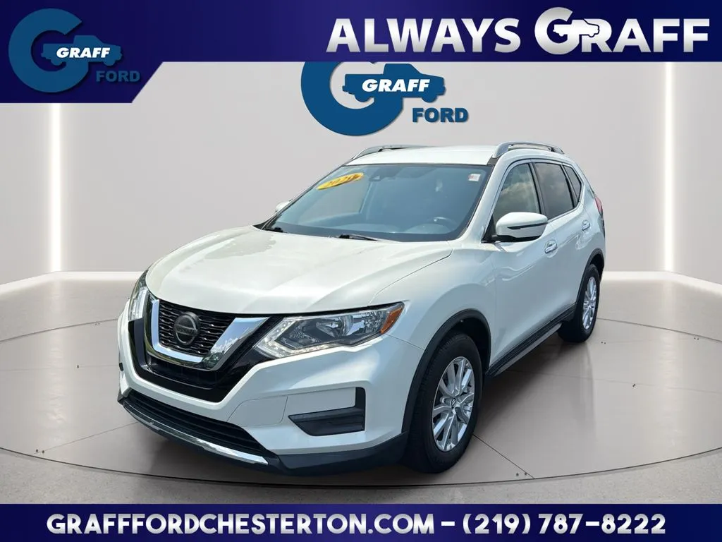 White 2020 Nissan Rogue SV for sale in Chesterton, IN