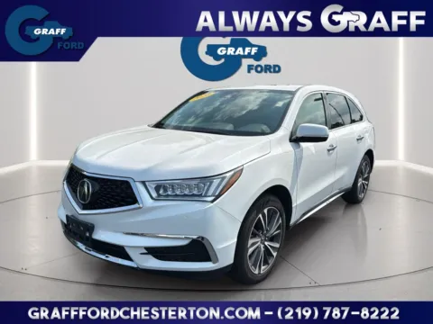 White 2020 Acura MDX Technology for sale in Chesterton, IN