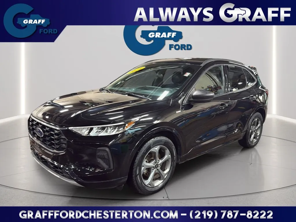 Black 2024 Ford Escape ST-Line for sale in Chesterton, IN