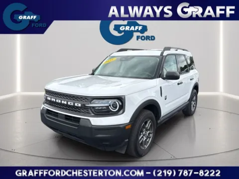 White 2025 Ford Bronco Sport Big Bend for sale in Chesterton, IN