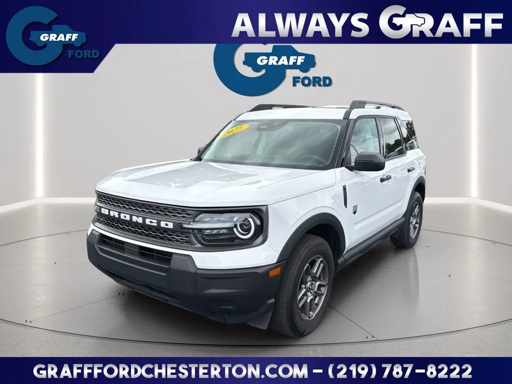 White 2025 Ford Bronco Sport Big Bend for sale in Chesterton, IN