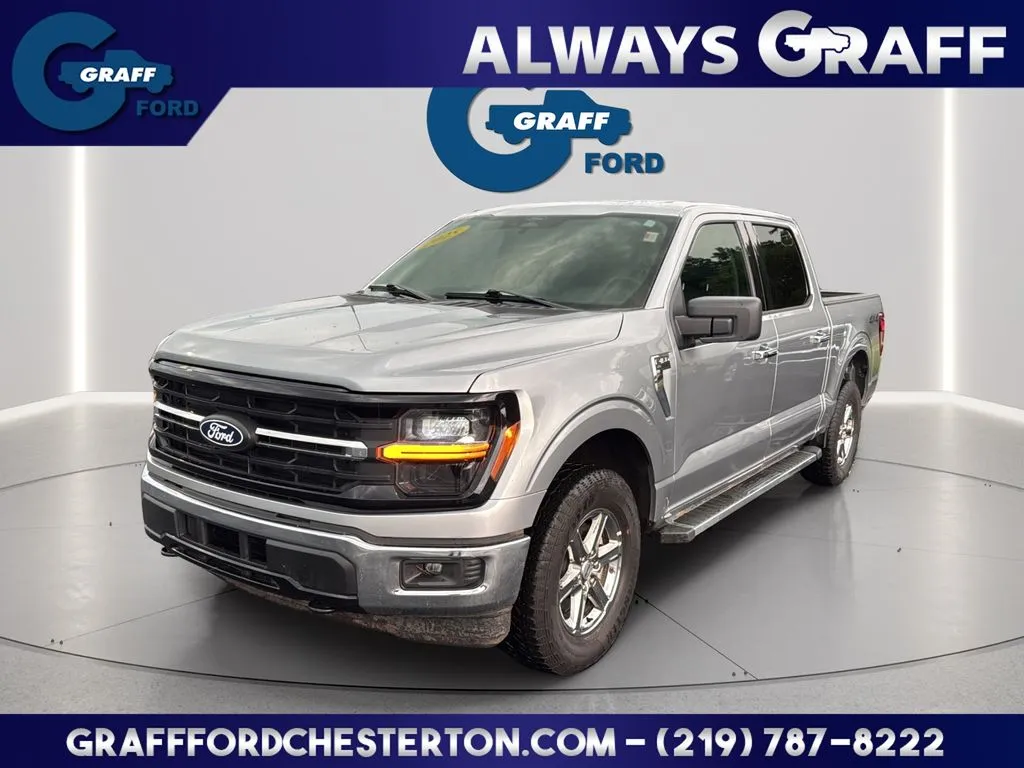 Silver 2025 Ford F-150 XLT for sale in Chesterton, IN