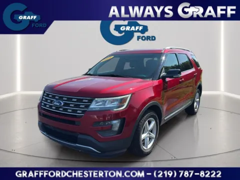 Red 2016 Ford Explorer XLT for sale in Chesterton, IN